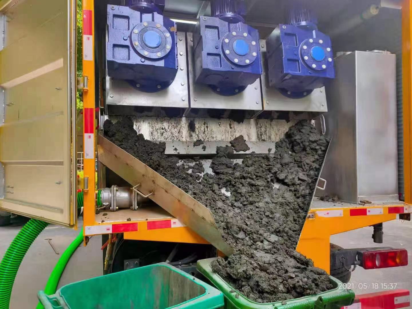 长汀化粪池清掏城市维护站-泥浆净化干湿分离处理